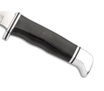 Cuchillo Buck 105 Pathfinder 0105BKS Hoja 12.7cm mango resina fenólica negro/aluminio + funda cuero 2
