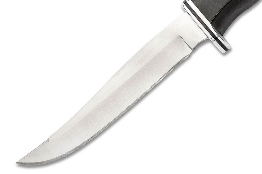 Cuchillo Buck 105 Pathfinder 0105BKS Hoja 12.7cm mango resina fenólica negro/aluminio + funda cuero