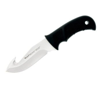 Muela Bisonte 9305 veitsi 11cm terä musta kumikahva + nahkatuppi