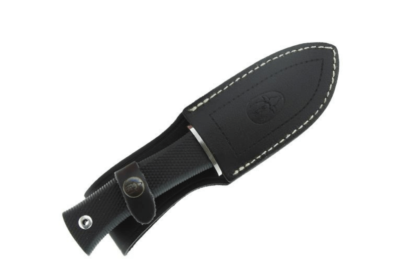Muela Viper 11-S 9288 Messer mit 11cm Klinge und schwarzem Gummigriff + Lederetui