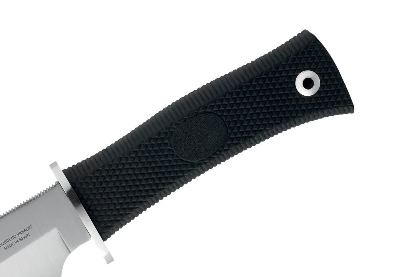 Muela Viper 11-S 9288 kniv 11cm blad svart gummihandtag + läderslida