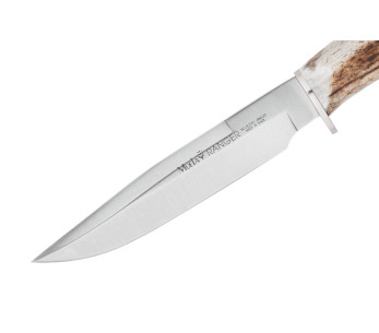 Muela Ranger Knife 9251 14 cm blad hjortegevirhåndtak med epois håndtak + skinnslire 2