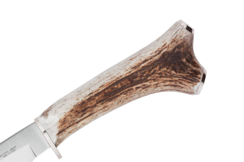 Faca Muela Ranger 9251 Lâmina de 14 cm com cabo em chifre de veado e cabo em epois + bainha em pele