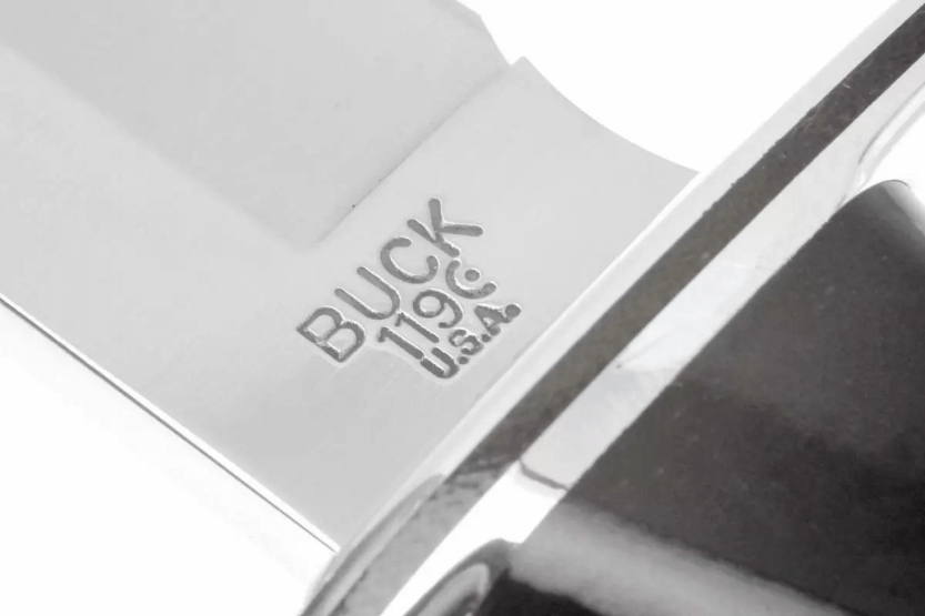 Buck kniv 119 Special 0119BKS 15,2 cm blad med håndtak i bi-materiale og skinnskede
