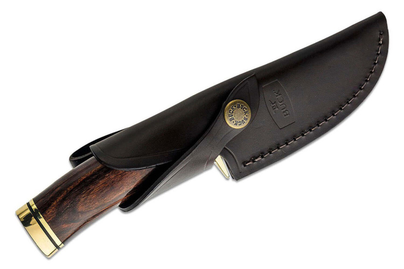 Buck Knife 191 Zipper 0191BRG guthook blade 10,5cm walnut handle + leather sheath