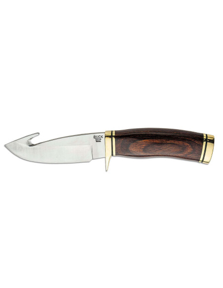 Buck Knife 191 Zipper 0191BRG lama guthook 10,5cm manico in noce + fodero in pelle