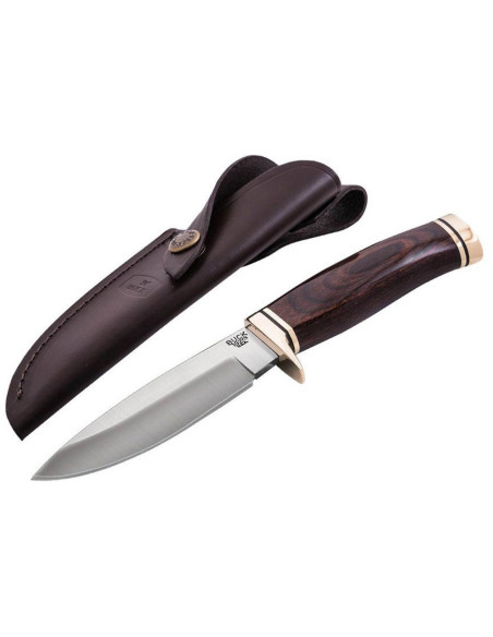 Cuchillo Buck 192 Vanguard 0192BRS hoja 10.8cm mango nogal + funda cuero