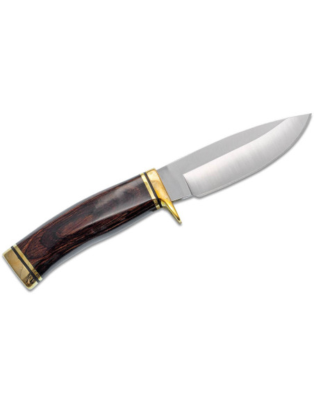 Buck Knife 192 Vanguard 0192BRS 10.8cm lemmet walnoot handvat + leren schede