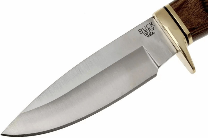 Buck Knife 192 Vanguard 0192BRS 10.8cm lemmet walnoot handvat + leren schede