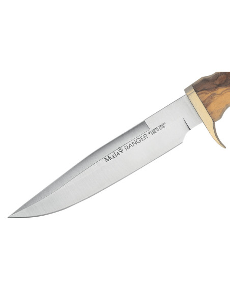 Muela Ranger 9270 coltello 14,5 cm lama in acciaio inox manico in legno d'ulivo + fodero in pelle