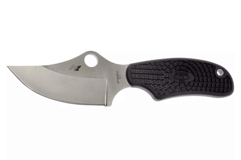 Spyderco ARK FB35PBK mes 5,5cm lemmet zwart handvat + polymeer etui met ketting
