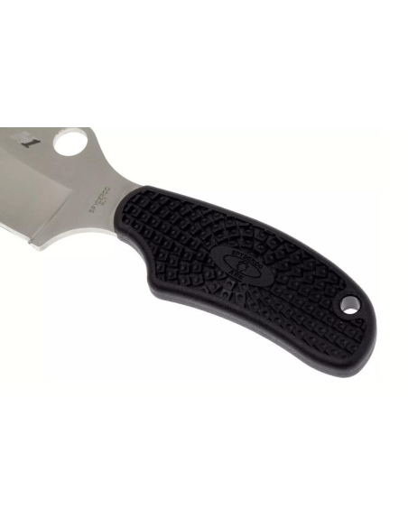 Spyderco ARK FB35PBK mes 5,5cm lemmet zwart handvat + polymeer etui met ketting