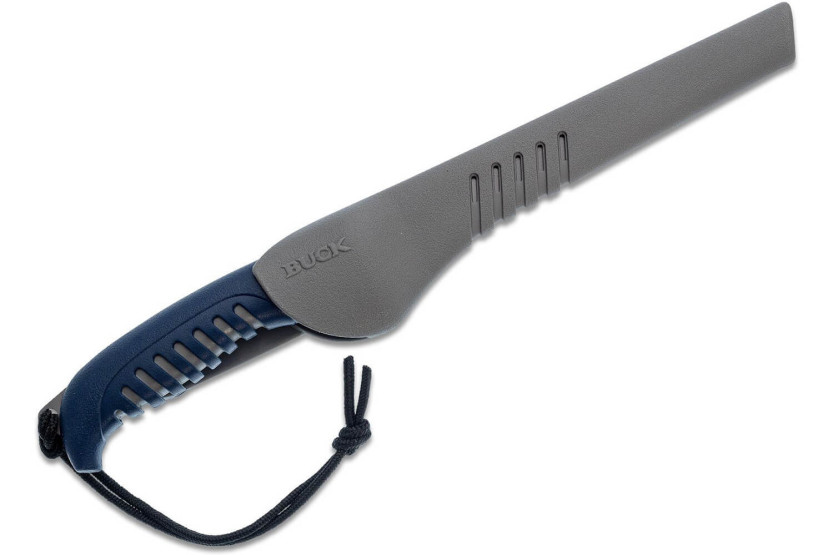 Buck 223 Silver Creek 0223BLS Cuchillo filetero hoja 16cm mango polipropileno/goma + funda