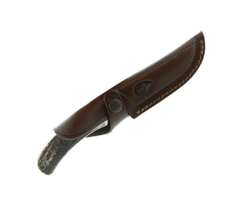 Muela Setter Knife 9266 11cm ruostumattomasta teräksestä valmistettu terä peuran sarvikuonokahva + nahkatuppi 2