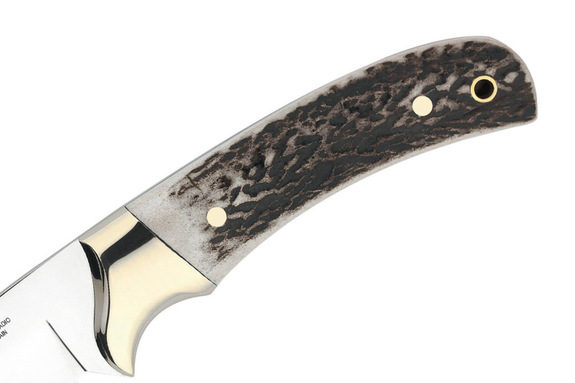 Cuchillo Muela Setter 9266 11cm hoja acero inoxidable mango asta ciervo + funda cuero