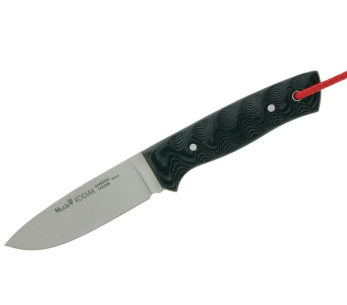 Cuchillo Muela Kodiak 9306 10cm hoja acero inoxidable mango micarta gris + funda cuero