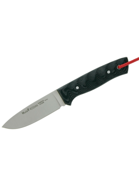 Cuchillo Muela Kodiak 9306 10cm hoja acero inoxidable mango micarta gris + funda cuero