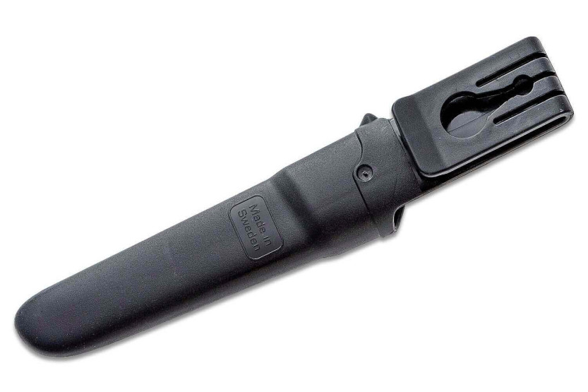 Mora Companion 12141 knife 10.4cm stainless steel blade black rubber handle + case