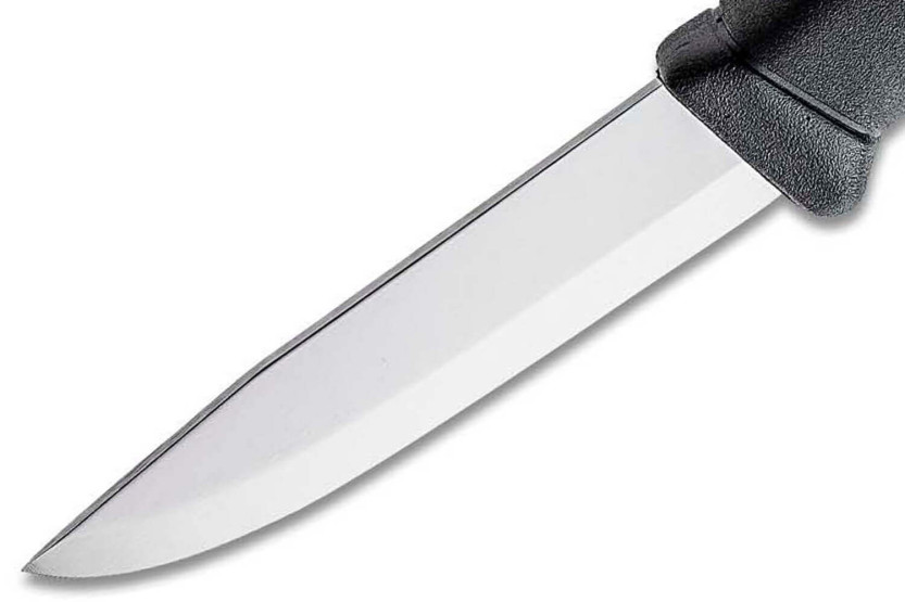 Mora Companion 12141 knife 10.4cm stainless steel blade black rubber handle + case