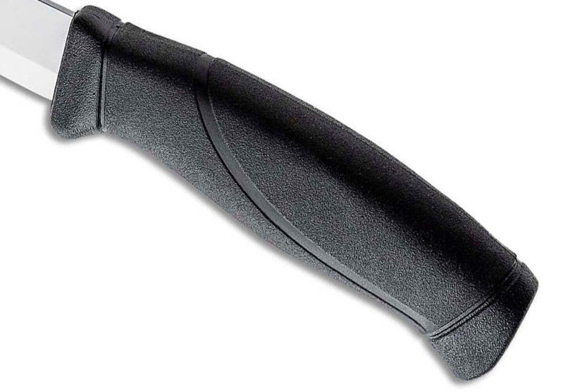 Cuchillo Mora Companion 12141 10.4cm hoja acero inoxidable mango goma negro + funda