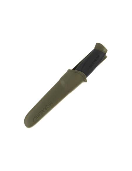 Messer Mora Companion MG 11827 10,4cm Edelstahlklinge Gummigriff schwarz/kaki + Etui