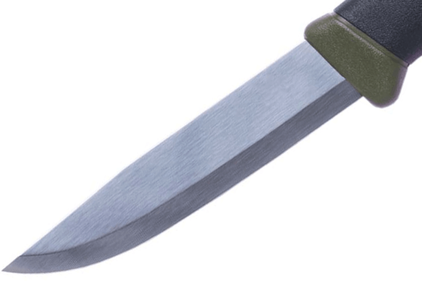 Cuchillo Mora Companion MG 11827 10.4cm hoja acero inoxidable mango goma negro/caqui + funda