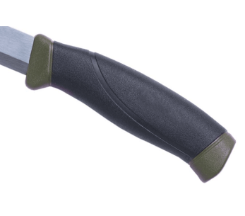 Messer Mora Companion MG 11827 10,4cm Edelstahlklinge Gummigriff schwarz/kaki + Etui 2