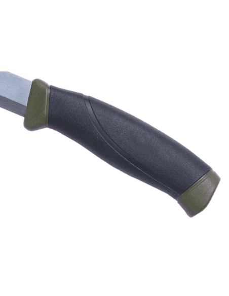 Cuchillo Mora Companion MG 11827 10.4cm hoja acero inoxidable mango goma negro/caqui + funda