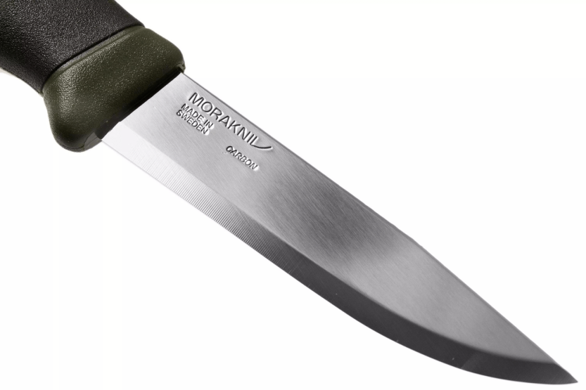 Messer Mora Companion MG 11863 Karbonklinge 10,4cm Gummigriff schwarz/kaki + Etui