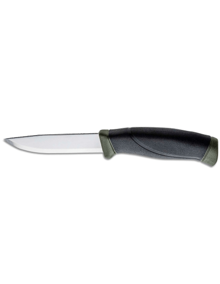 Messer Mora Companion MG 11863 Karbonklinge 10,4cm Gummigriff schwarz/kaki + Etui