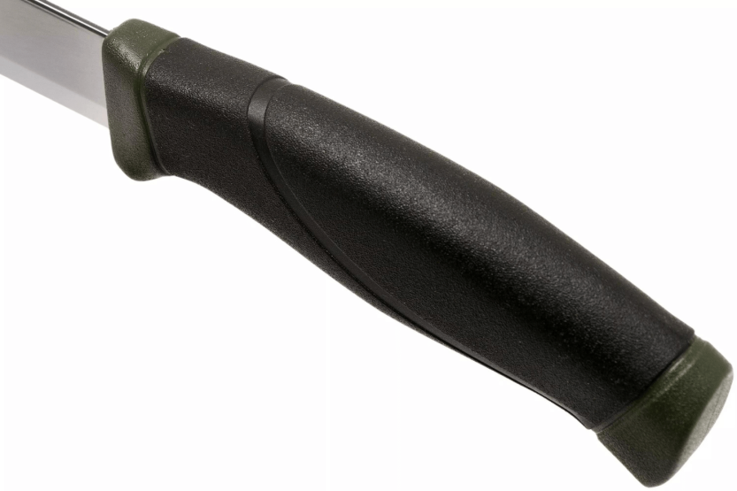 Mora Companion MG 11863 mes 10.4cm carbon lemmet zwart/kaki rubberen handvat + etui