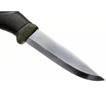 Mora Companion Heavy Duty MG 12210 veitsi 10.4cm hiiliterä musta/khaki kumikahva + tuppi 2