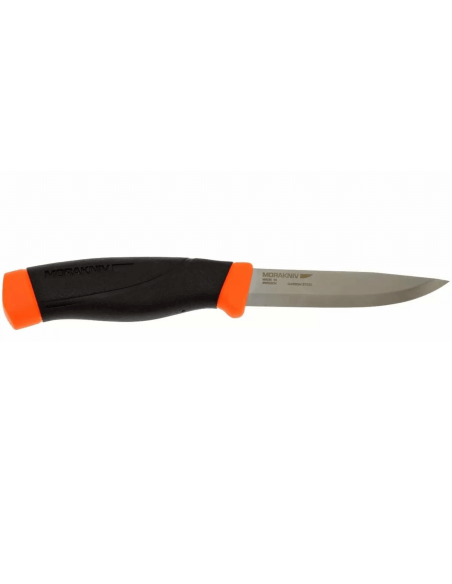 Mora Companion Heavy Duty F 12211 veitsi 10,4cm hiiliterä musta/oranssi kumikahva + tuppi