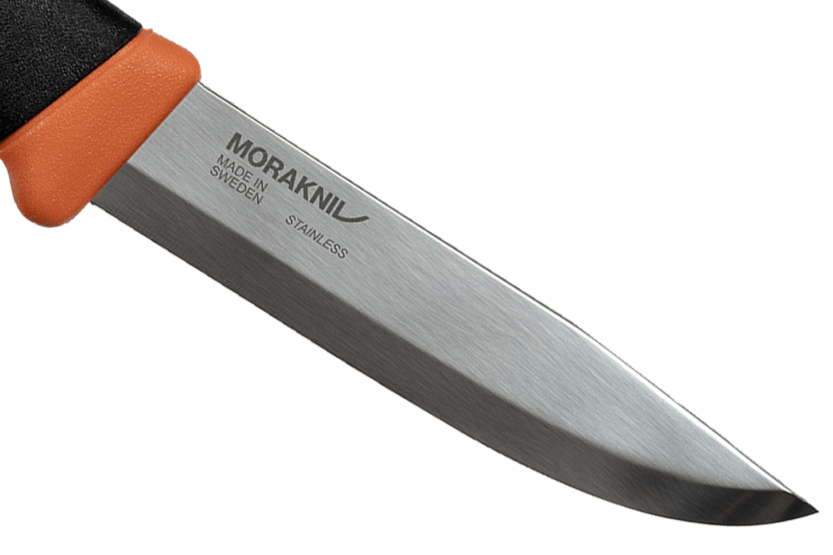 Mora Companion Heavy Duty Knife 13259 HD lama in acciaio inox da 10,4 cm manico in gomma arancione + fodero