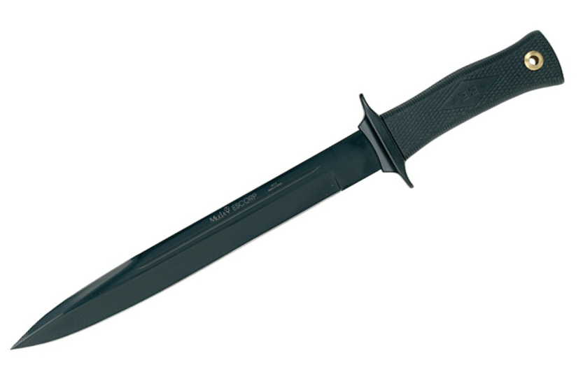 Muela ESCORP 9244 musta terä 26cm musta kumikahva + nahkatuppi