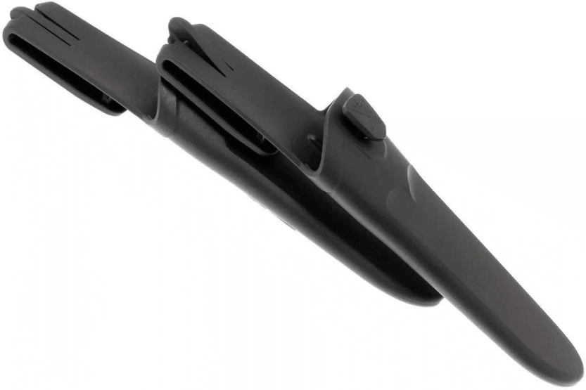 Cuchillo Mora Basic 511 12147 9.1cm hoja carbono mango polipropileno rojo + funda