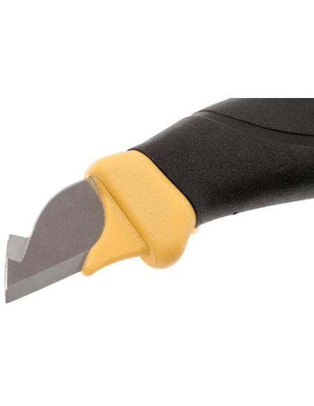 Mora Elektrikerkniv 12201 ambidextriös 2,1cm rostfritt stålblad svart/gult gummihandtag med slida