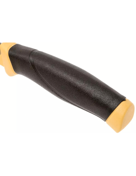 Mora Electrician's Knife 12201 ambidextrous 2.1cm stainless steel blade black/yellow rubber handle with sheath