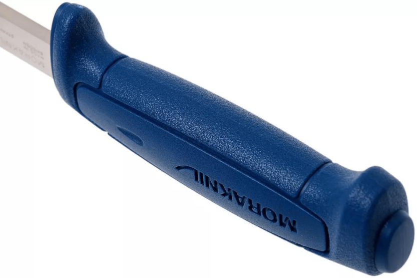 Mora Basic 546 12241 kniv 9,1 cm rustfrit stålblad blåt polypropylenhåndtag + etui