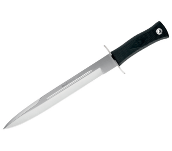 Muela Escorp 9312 kniv 30 cm med svart gummihåndtak og rustfritt stålbeskytter + skinnslire