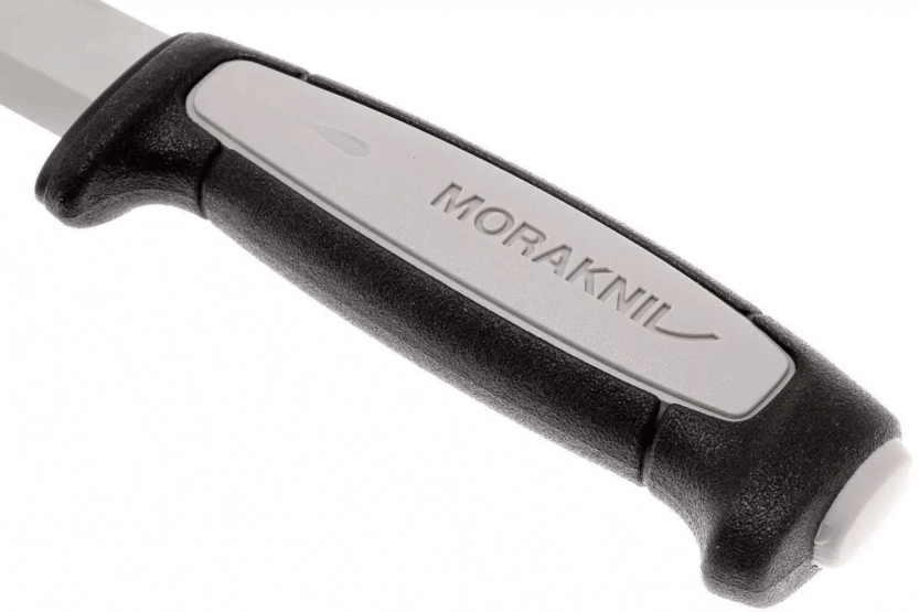 Mora Pro Robuust 12249 mes 9.1cm carbon mes grijs rubberen handvat + etui