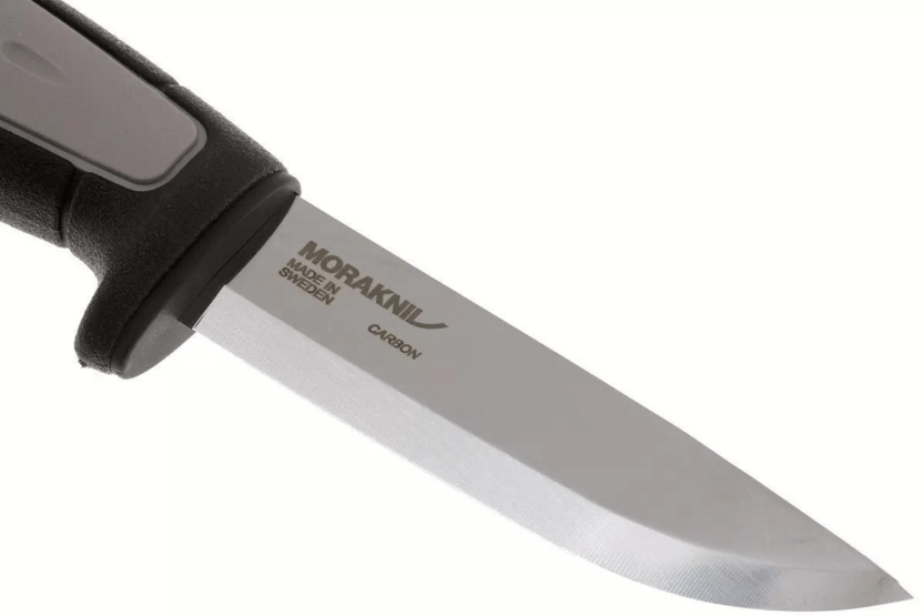 Mora Pro Robust 12249 kniv 9,1 cm kulstofblad gråt gummihåndtag + etui