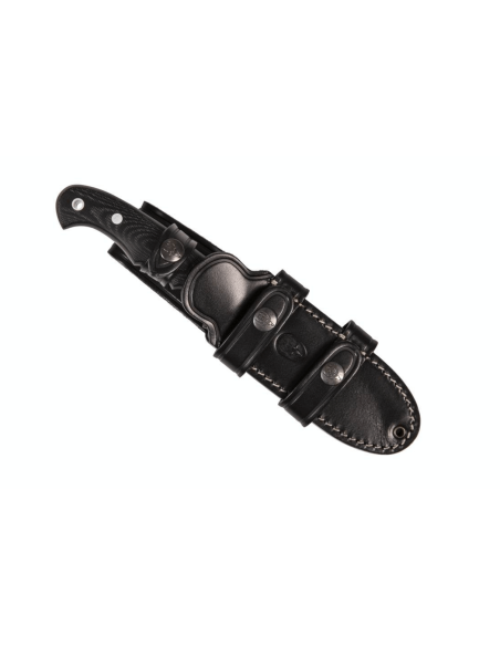 Cuchillo Muela Viking 9322 11cm hoja acero inoxidable mango micarta + funda cuero