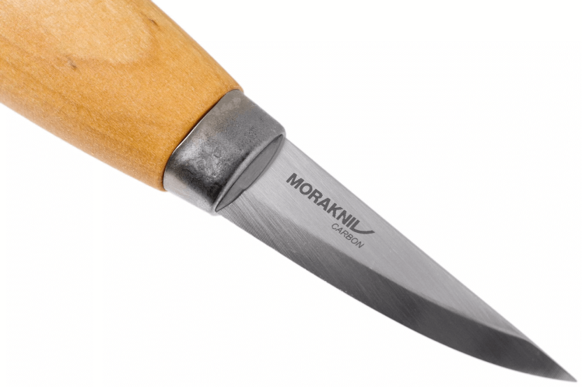 Mora 120 106.1600 kaiverrusveitsi 6cm hiiliterä koivukahva + laukku