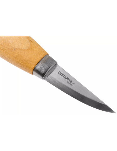 Mora 120 106.1600 kaiverrusveitsi 6cm hiiliterä koivukahva + laukku