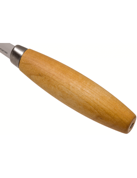 Cuchillo talla Mora 120 106.1600 6cm hoja carbono mango abedul + estuche