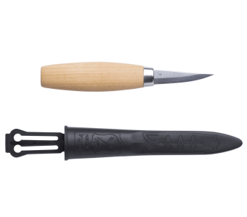 Mora 120 106.1600 vleesmes 6cm carbon mes berken handvat + koffer 2