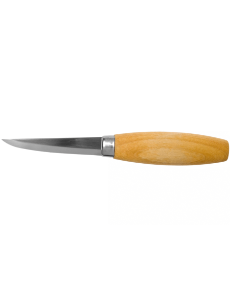 Faca de trinchar Mora 106 106.1630 Lâmina de carbono laminado 8,2cm cabo de bétula + estojo