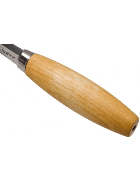 Schnitzmesser Mora 106 106.1630 laminierte Karbonklinge 8,2cm Birkenholzgriff + Etui