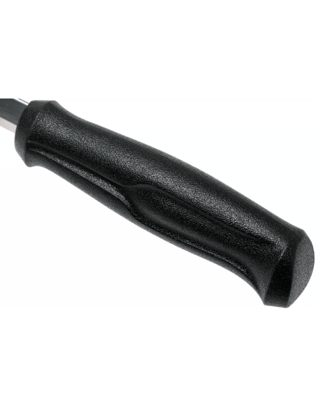 Mora Basic 12658 treskjærerkniv 7,5 cm blad i rustfritt stål, svart polypropylenhåndtak + etui
